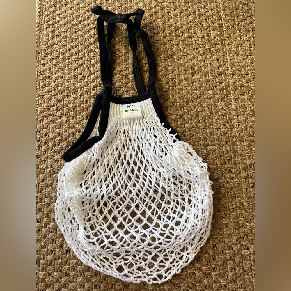 Chanel factory no 5 mesh fishnet shoulder bag